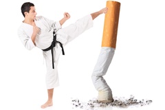 Võ thuật giúp ích gì cho việc cai nghiện thuốc lá? 