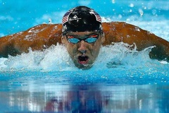 Thể hình đáng kinh ngạc của Michael Phelps