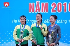 Tú Chinh, Lê Trọng Hinh giành HCV 100m giải điền kinh VĐQG 2016