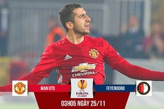 Man Utd - Feyenoord: Hãy đưa Mkhitaryan quả bóng!