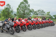 Dàn siêu môtô Ducati Panigale "quần hùng" tại Hà Nội