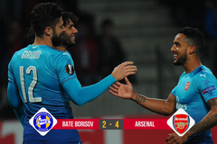 Video: Walcott và Giroud lập cột mốc giúp Arsenal thắng đậm BATE Borisov