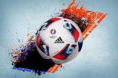 Nhật ký EURO 2016: Adidas tung mẫu bóng mới cho vòng 1/8