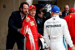 Đua phân hạng China GP: Vettel thăng hoa, Ferrari áp đảo Mercedes