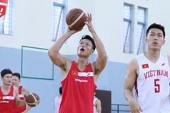 Đội tuyển bóng rổ Việt Nam dự SEA Games thực hiện hơn 300 cú ném mỗi buổi tập