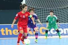 Đội tuyển futsal nữ Việt Nam suýt gây bất ngờ trước Nhật Bản