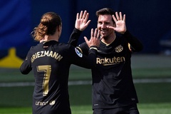 Messi truyền cảm hứng để Griezmann giúp Barca ngược dòng