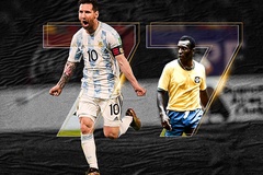 Messi san bằng kỷ lục bàn thắng của Pele với đội tuyển