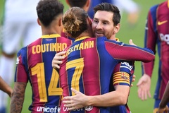 Messi hào phóng nhường sút phạt đền cho Griezmann