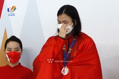 Đổi màu HCB nhảy cầu SEA Games 31, Ngô Phương Mai khóc từ lúc thi đấu đến khi nhận giải