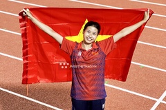 Đánh bại nhà vô địch SEA Games 32, cô gái 2001 Hà Nội giành HCĐ nhảy ba bước giải điền kinh châu Á 2023