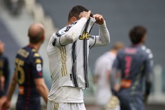 Ronaldo bỏ lỡ cơ hội ghi bàn đáng xấu hổ với Juventus