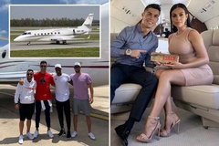 Bên trong chiếc máy bay riêng của Ronaldo trị giá 20 triệu bảng