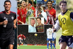 Hình ảnh đặc biệt của Ronaldo: Từ cậu bé gầy gò đến cựu binh cơ bắp