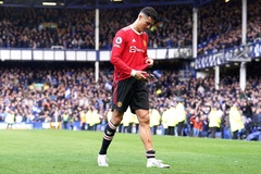Cận cảnh chấn thương đổ máu của Ronaldo khi MU thất bại