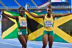 Cô gái Jamaica cùng lập thông số chạy 100m siêu ấn tượng với tiền bối trong một ngày