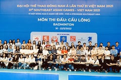 Những tình nguyện viên phiên dịch đặc biệt môn cầu lông SEA Games 31 ở Bắc Giang