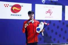“Thần đồng bơi” Trần Hưng Nguyên phá kỷ lục quốc gia 200m ngửa giải thế giới bể 25m