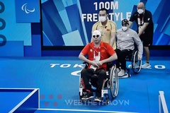 “Kình ngư” Võ Thanh Tùng hụt hơi, lỡ cơ hội vào chung kết 100m tự do S5 Paralympic Tokyo