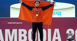 Hai cú đẩy tạ siêu đỉnh của hai đô cử "20X" hái ra vàng SEA Games 32: Lời khẳng định đanh thép của cử tạ miền Tây