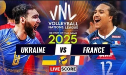 Link trực tiếp giải bóng chuyền VNL 2025 hôm nay: Pháp vs Ukraine