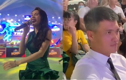 Công Vinh “lạnh như băng” trước màn biểu diễn của bà xã Thuỷ Tiên