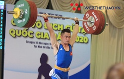 Giải vô địch cử tạ toàn quốc 2020: Lại Gia Thành vô đối hạng 55kg