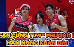 "Fan cứng TLW" Phương Ly gây sốt khi xuất hiện trên hàng ghế VBA