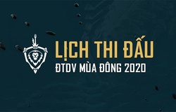 Lịch thi đấu Đấu Trường Danh Vọng Mùa Đông 2020 vòng Playoffs