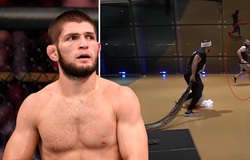 Khabib lộ điểm yếu, tá hỏa bỏ chạy trước trò chơi khăm của đồng đội
