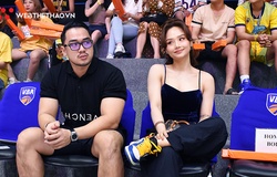 Ca sỹ Miu Lê đến cổ vũ trận Nha Trang Dolphins vs Saigon Heat