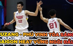 Juzang - Phú Vinh tỏa sáng, Saigon Heat xây chắc ngôi đầu