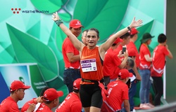 Hứa Thanh Giang - Cô văn thư con lai phá kỷ lục đường chạy marathon Hậu Giang