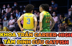 Khoa Trần bất lực độc diễn, Dolphins tan mộng Playoffs trước Catfish