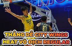 Thắng dễ City Wings, Saigon Heat chính thức vô địch Regular VBA 2020