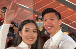 Đoàn Văn Hậu thân mật với Người đẹp tài năng Doãn Hải My