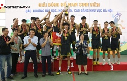 Chặn cú hat-trick Vàng của Xây Dựng, Sư Phạm TDTT Vô địch Giải Bóng rổ nam SV HN 2020