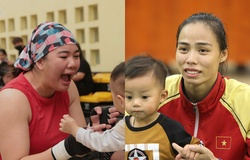 Hình ảnh xúc động của những "bà mẹ một con" tại giải Vô địch Boxing quốc gia 2020