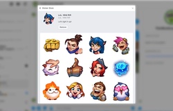  Cách gửi sticker Tốc Chiến của Facebook Messenger