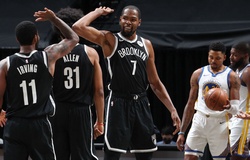 Kevin Durant bắt tay Kyrie Irving toả sáng, Brooklyn Nets đè bẹp GSW