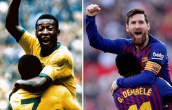 Santos tuyên bố Messi chưa phá kỷ lục của Pele với thống kê gây sốc