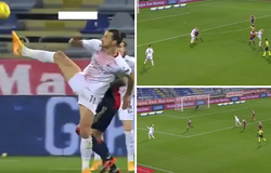 Ibrahimovic gây ấn tượng khi chuyền bóng không cần nhìn