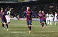 Barca thắng áp đảo đối thủ 31-0 trong 37 năm qua