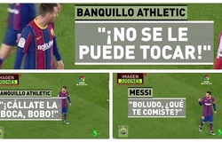 Messi đáp trả khi bị đối thủ mắng câm miệng ngay trên sân