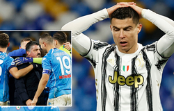 Ronaldo bị chế nhạo sau trận thua đau với Juventus