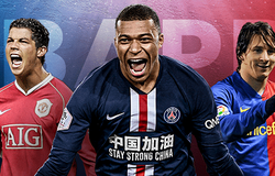 Bằng chứng Messi và Ronaldo xuất sắc hơn Mbappe ở tuổi 22