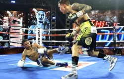 Oscar Valdez hạ knockout boxer 7 lần VĐTG Miguel Berchelt, giật đai WBC hạng siêu lông