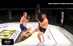 Nhà vô địch MMA người Úc đá gãy chân đối thủ bằng đòn "chặt trụ" chỉ sau 24 giây
