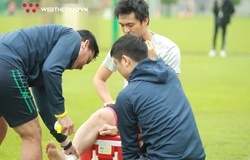 Tuấn Anh bất ngờ chấn thương, bỏ dở buổi tập cùng HAGL