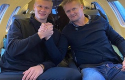 Cha Haaland che giấu đàm phán với Barca theo cách lạ